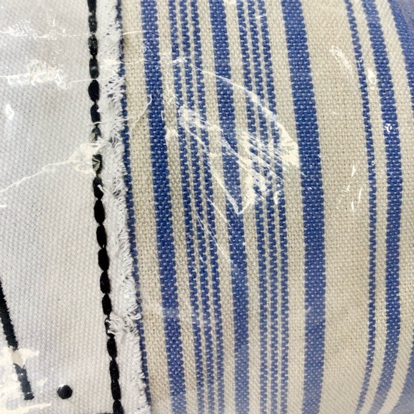 ⚓️ RARE Rae Dunn NWT You Me & the Sea Coastal Accent Pillow - Picture 3 of 11